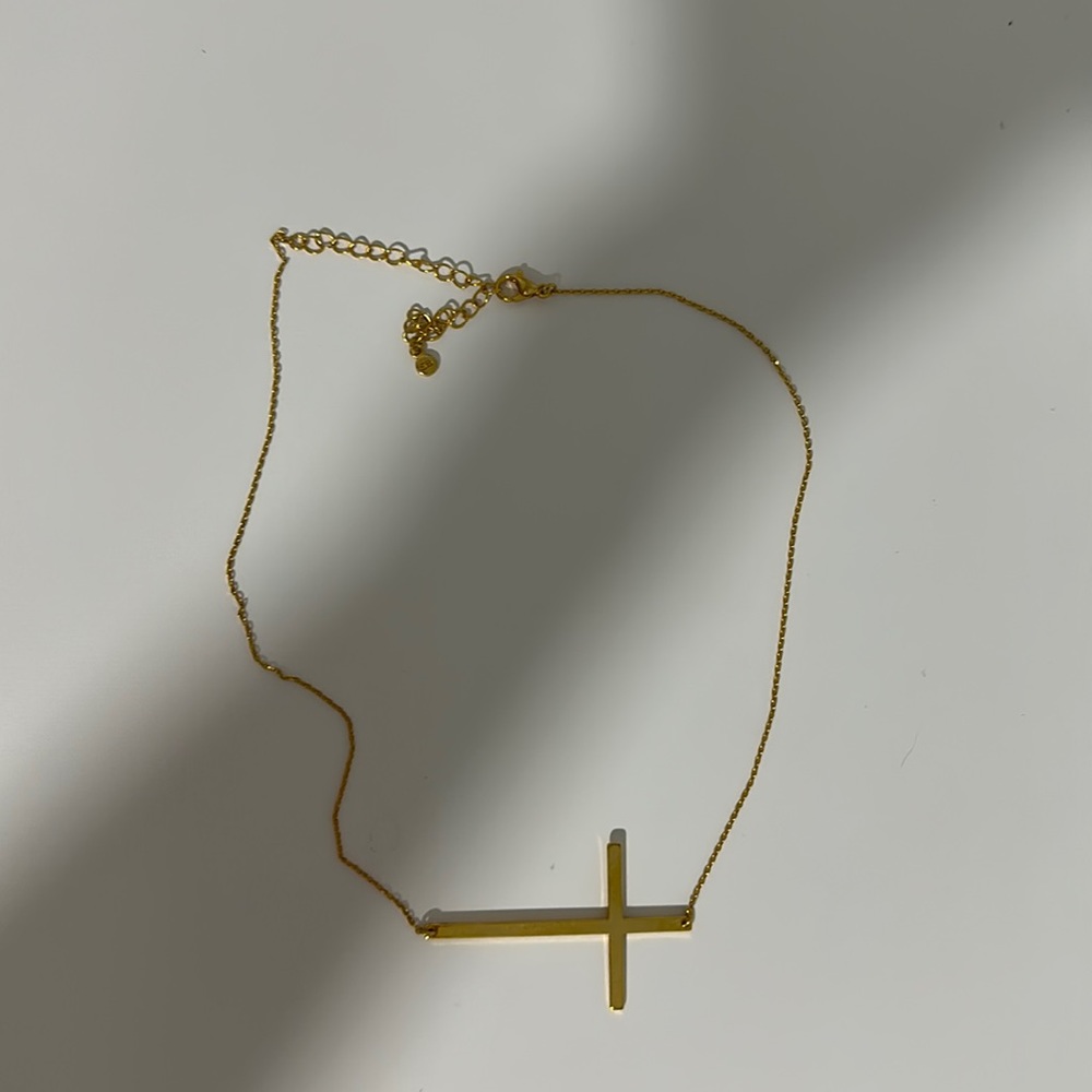 gold plated necklace